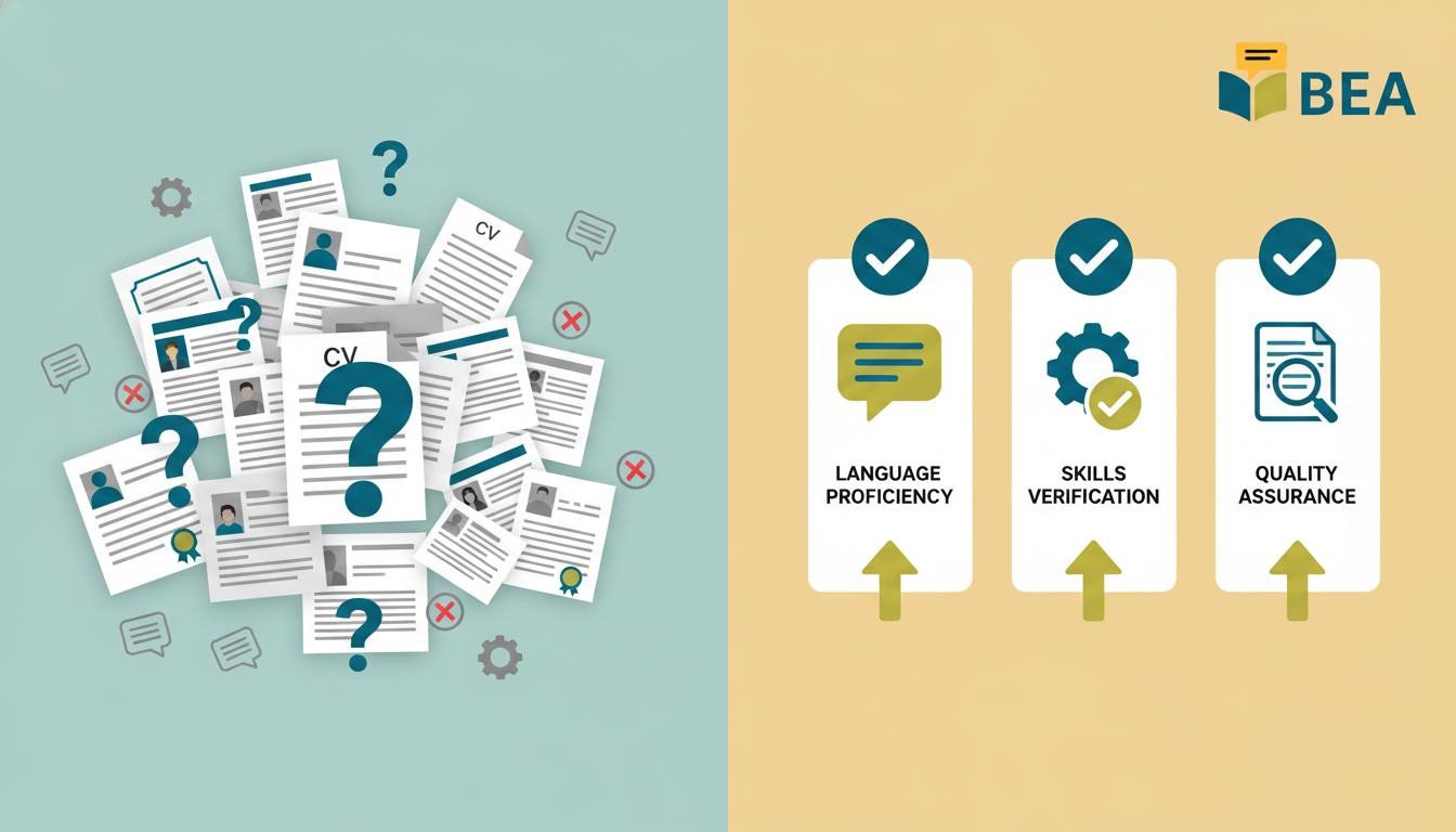 Why Employers Are Choosing Standardised English Assessments Over CV Screening Alone