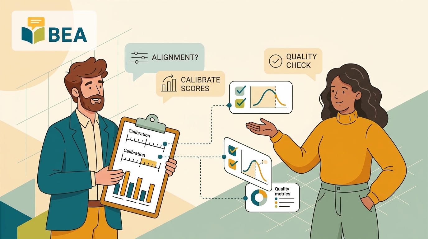 BEA assessment score calibration