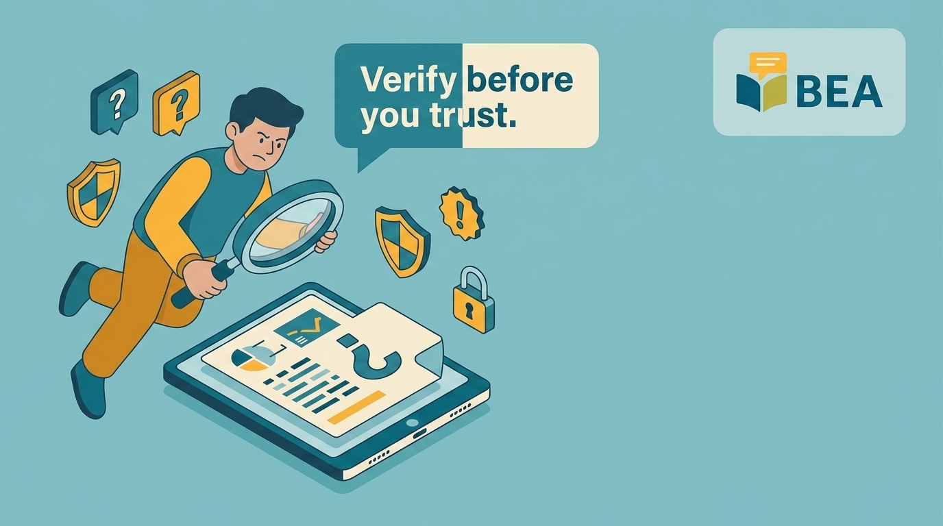 fake BEA test scam